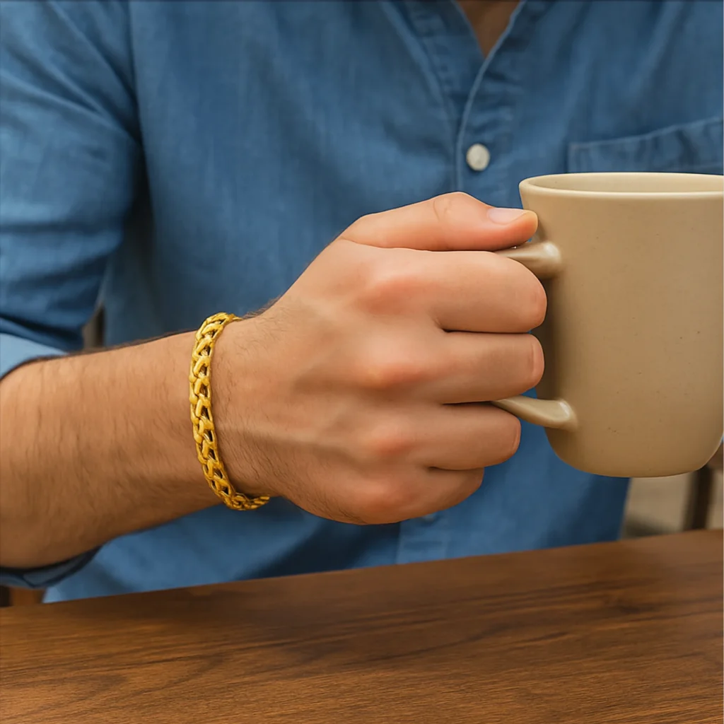 gold link chain bracelet for men fifth