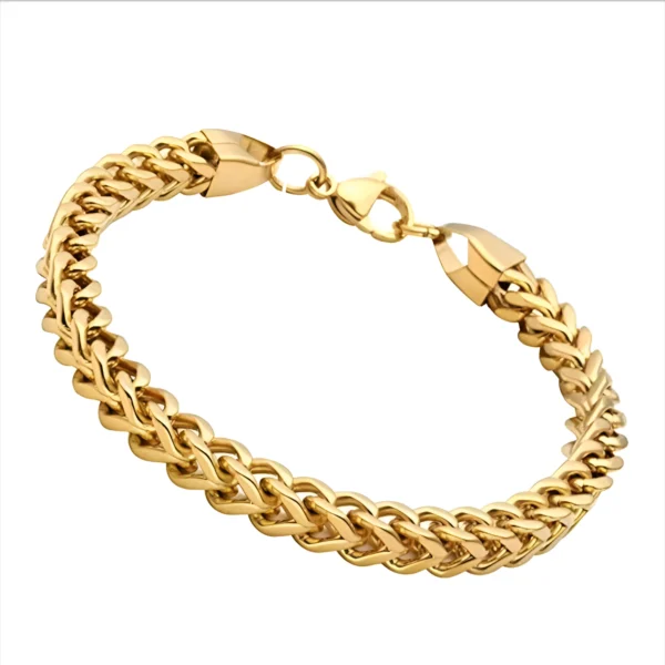 gold link chain bracelet for men first