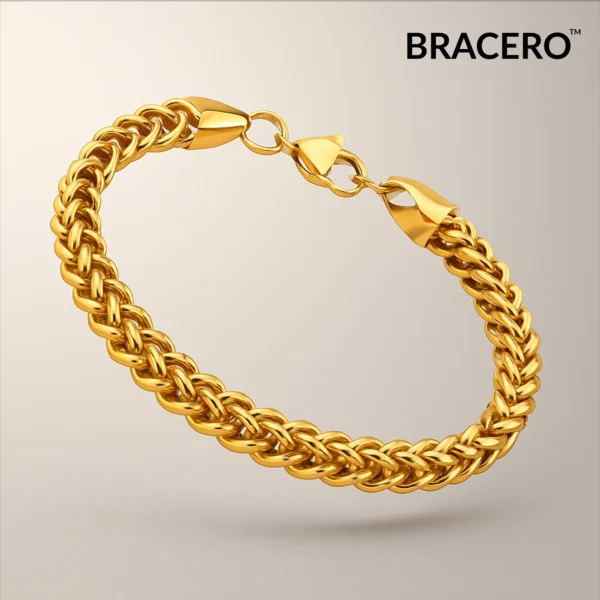 gold link chain bracelet for men fourth