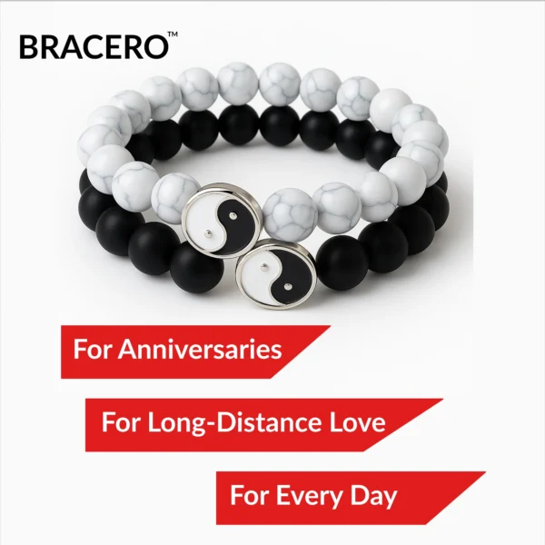 matching heart stone couple bracelet seventh (1)