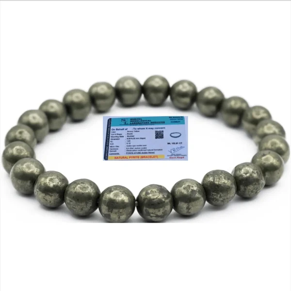 natural pyrite bracelet first