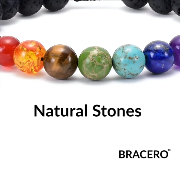 Bracero Original 7 Chakra Bracelet | Certificate - Image 2