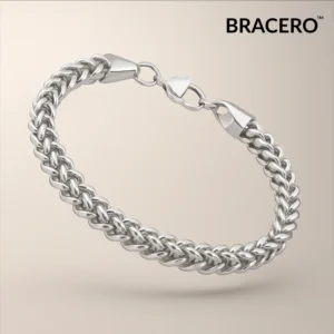 silver link chain bracelet for men fourth