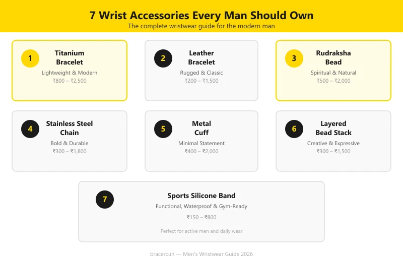 7 wrist accessories for men guide