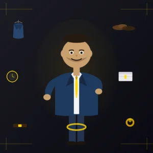 Office outfit ideas for men feature illustration