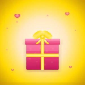 birthday gift for girlfriend who has everything, pink gift box with gold ribbon